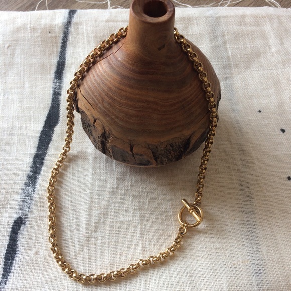 Jewelry - 🍃 VTG. Gold-Plated Rolo Chain